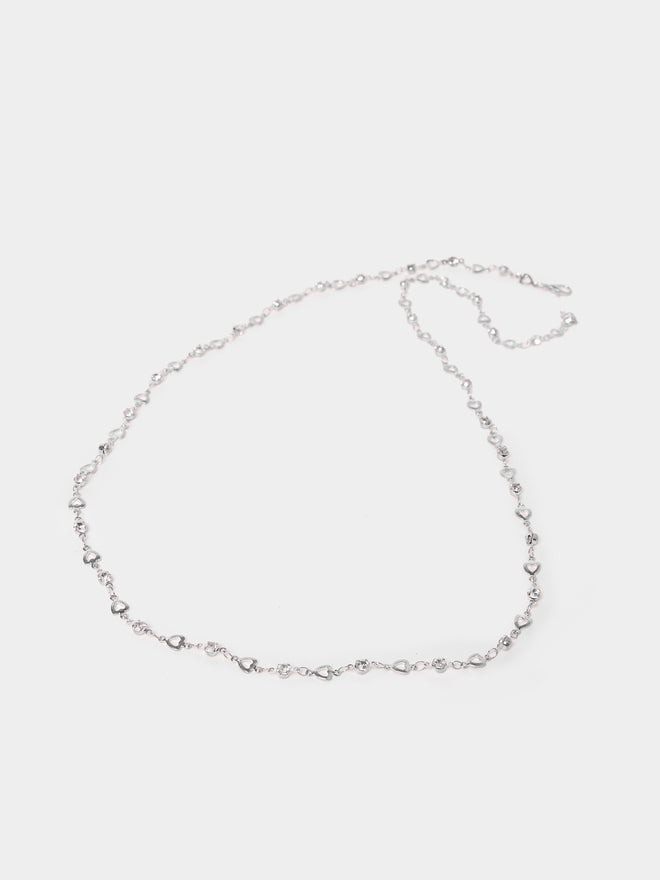 Styli Styli Embellished Heart Trail Necklace  - Image 3