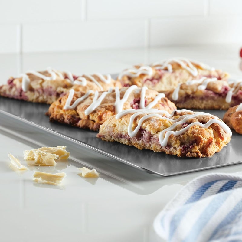 Farberware صينية خبز غير لاصقة معزولة 14 بوصة × 16 بوصة، لون رمادي فاتح - Image 5