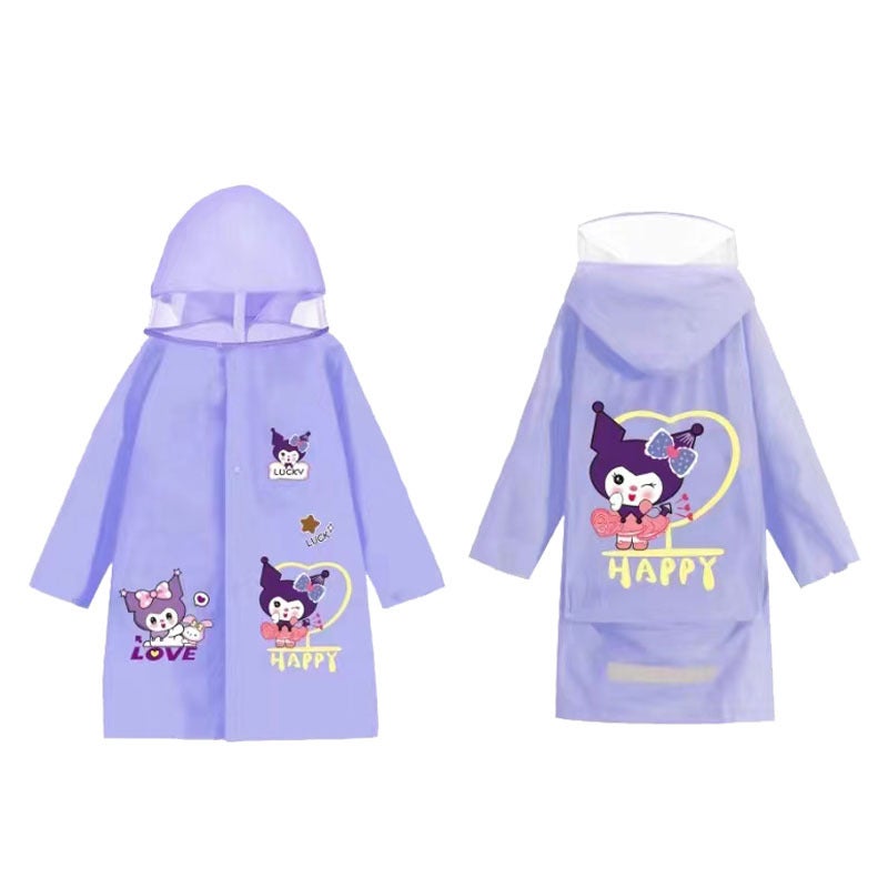 Kidsren'S Whole Body Primary And Secondary School Students' Enlarged Schoolbags Baby Ponchos Thickeneded Long Waterproof Kindergarten Raincoats - Image 5