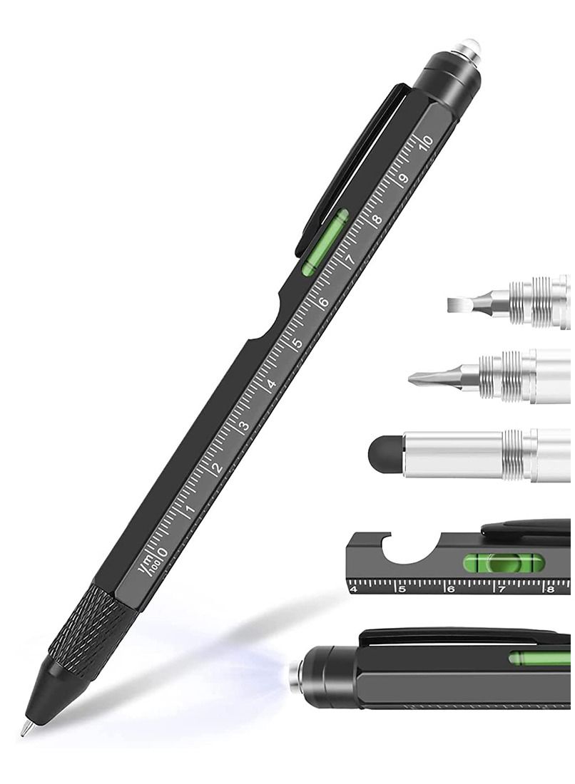 9 in 1 Multitool Pen for Stocking Stuffer Cool Gadget Gift for Men Dad Husband from Daughter
