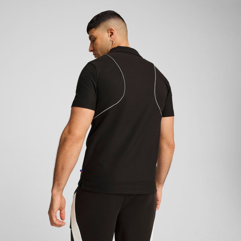 PUMA BMW M Motorsport Mens Black Polo Shirt - Image 4