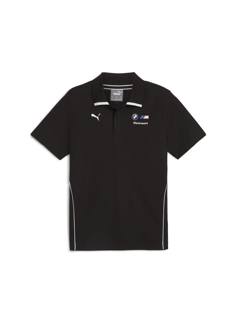 PUMA BMW M Motorsport Mens Black Polo Shirt - Image 1