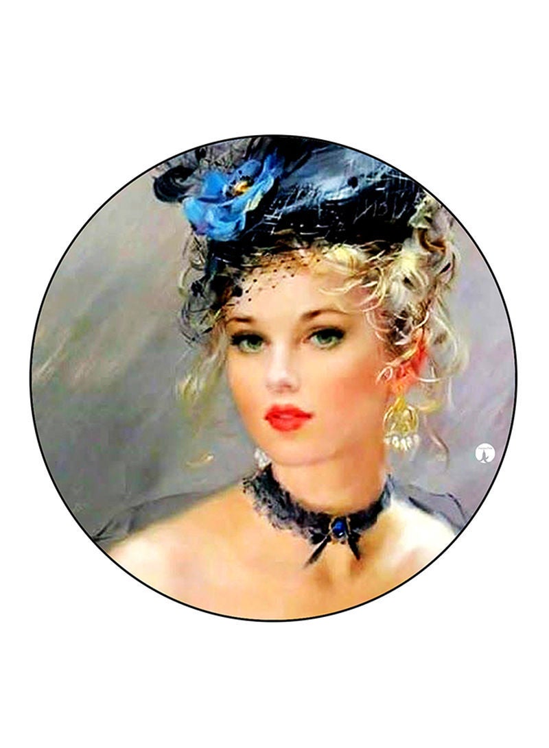 RKN Vintage Art Printed Mouse Pad  Multicolour