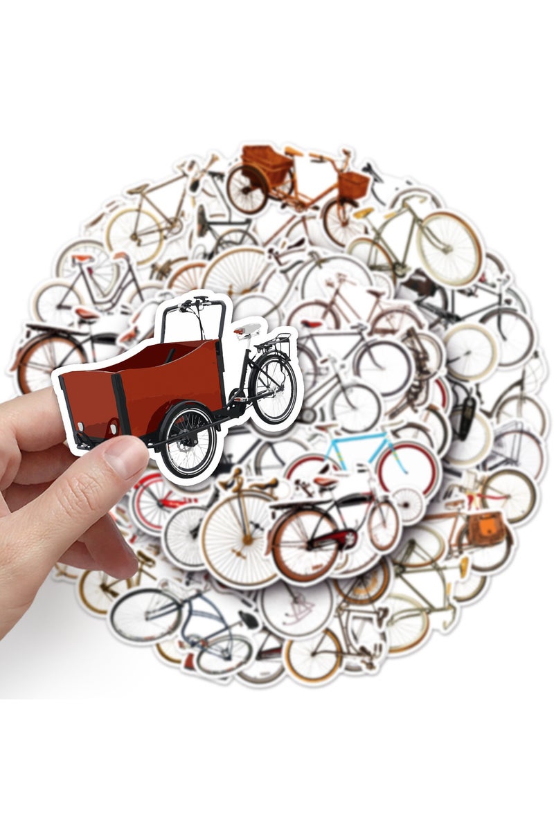 ORAINBOW 50 Pcs Bicycle Stickers Cute Aesthetic Cool Bike Sticker for Laptop Luggage Scrapbook Cars Helmet Water Bottle Computer Phone Guitar Vinyl Waterproof Funny Stickers for Teens Kids Adults - Image 2
