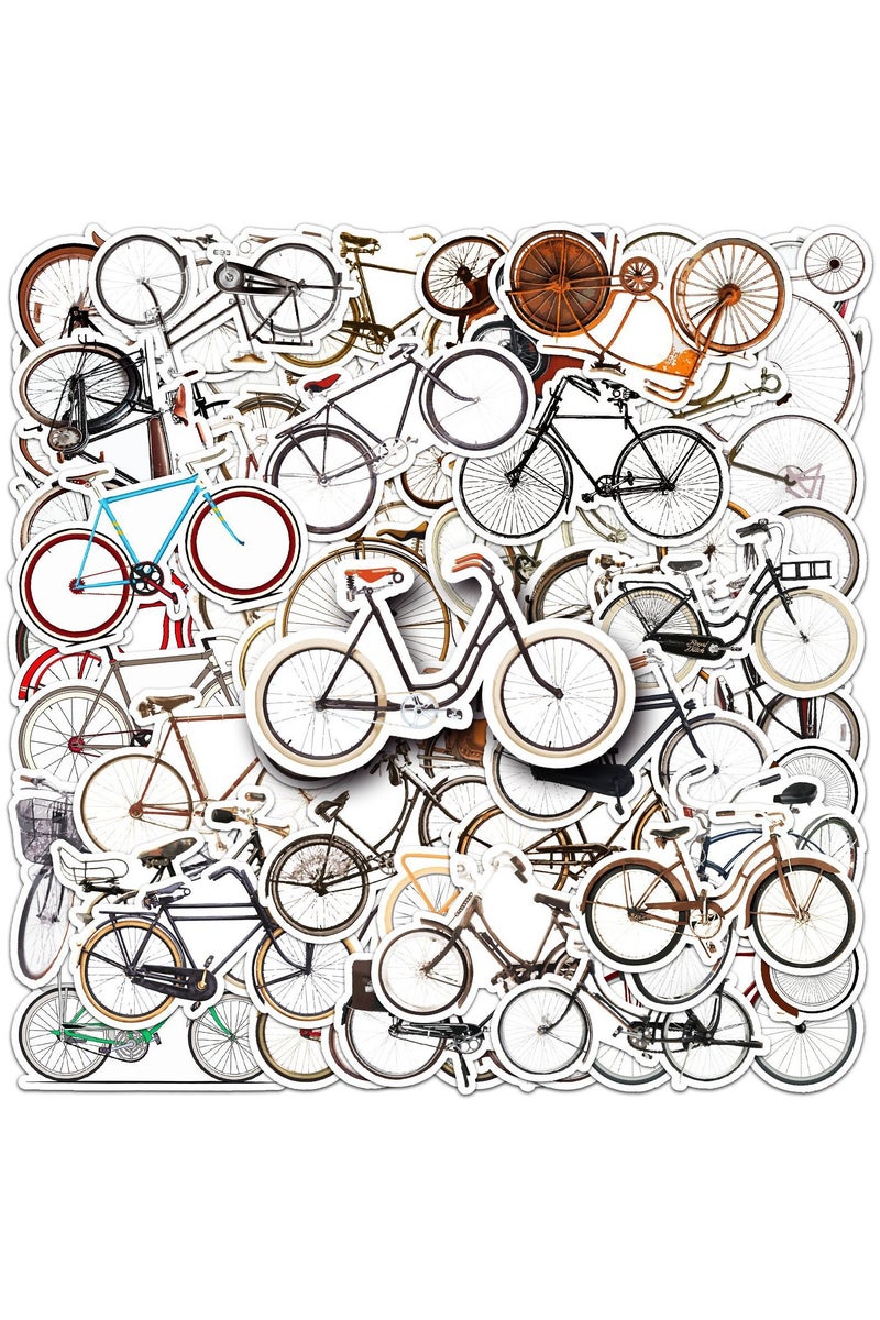 ORAINBOW 50 Pcs Bicycle Stickers Cute Aesthetic Cool Bike Sticker for Laptop Luggage Scrapbook Cars Helmet Water Bottle Computer Phone Guitar Vinyl Waterproof Funny Stickers for Teens Kids Adults - Image 1