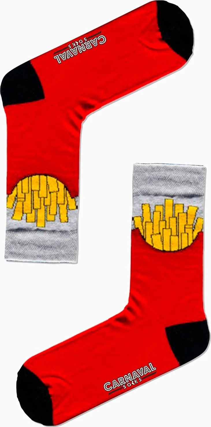 كارنافال سوكس Potato Sticks Patterned Colorful Socks