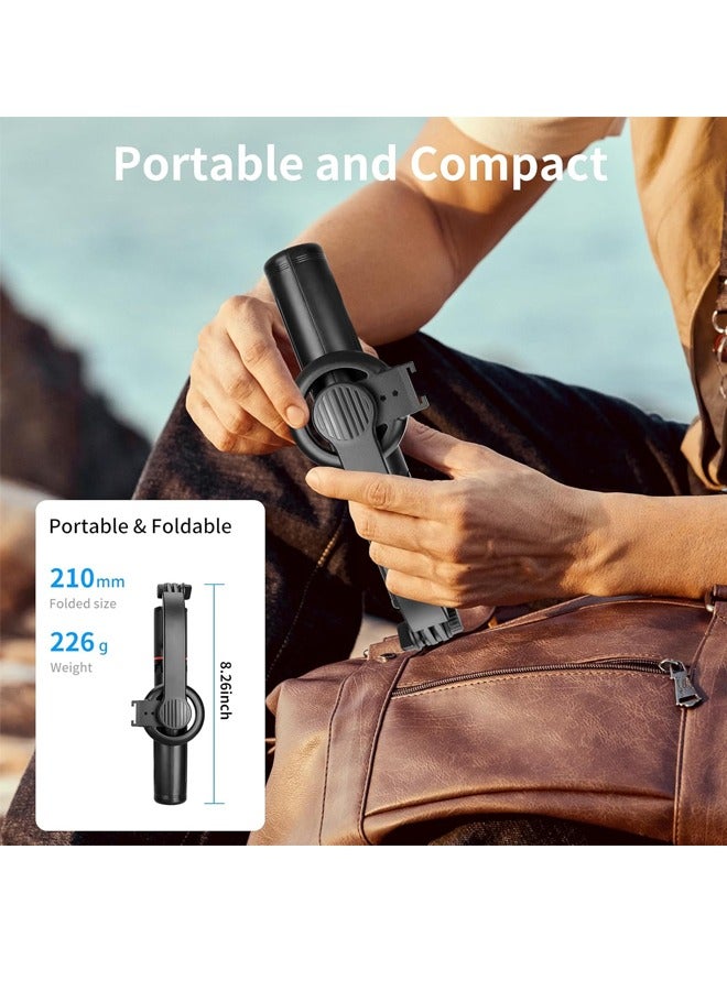 PADOM بادوم لحامل ثلاثي القوائم ماغسيف لهاتف آيفون 41" عصا سيلفي مع جهاز تحكم عن بعد، حامل ثلاثي القوائم لتسجيل الفيديو، حامل ثلاثي القوائم للهاتف المحمول - Image 5