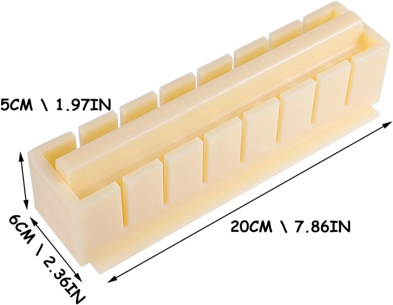 DOITOOL Sushi Maker Kit With Press and Roller  DIY Home Onigiri Mold Tool for Beginners Kitchen - Image 3