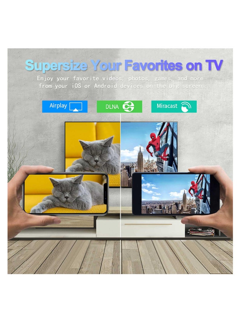 Excefore - TV Box for Android X88 PRO, 12.0 4GB RAM 32GB ROM T95Z Plus H618 2.4GHz/5.8GHz, with 6K Wi-Fi 6 TV Box, 3D HDR10+ Bluetooth 5.0 Android TV Box, Smart TV Box with Mini Wireless Backlit Keyboard - Image 1