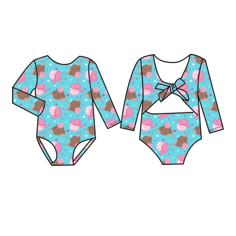 Bluejw Western Summer Style Swimsuit Sleeveless Sleeved Round Neck Cartoon Printed Shorts Beach Swimwear for Toddler - Image 5