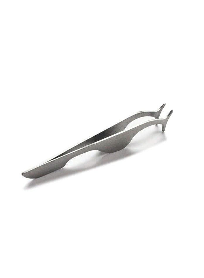 ORiTi 2 قطعة أداة تطبيق رموش صناعية من الفولاذ المقاوم للصدأ مزيل مشبك ملقط أداة قاطع - Image 2