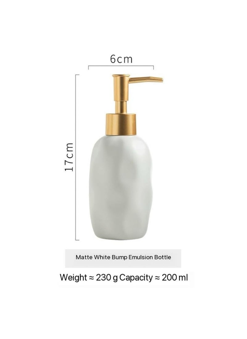 FabSeasons - FabSeasons self Design Soap Dispenser with Pump for Liquid soap, Lotions and Oil, 200ml - 17x6 cm - Image 1