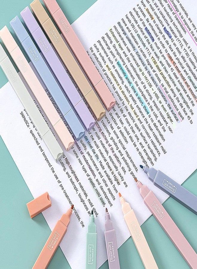 Corslet 42 Pcs Dual Tip Colour Markers Set - 36 Pc Brush Pens & 6 Pc Aesthetic Highlighter Pen Pastel Highlighter Set Sketch Colour Sketch Pen Set Calligraphy Brush Pen for Drawing & Sketching color - Image 5
