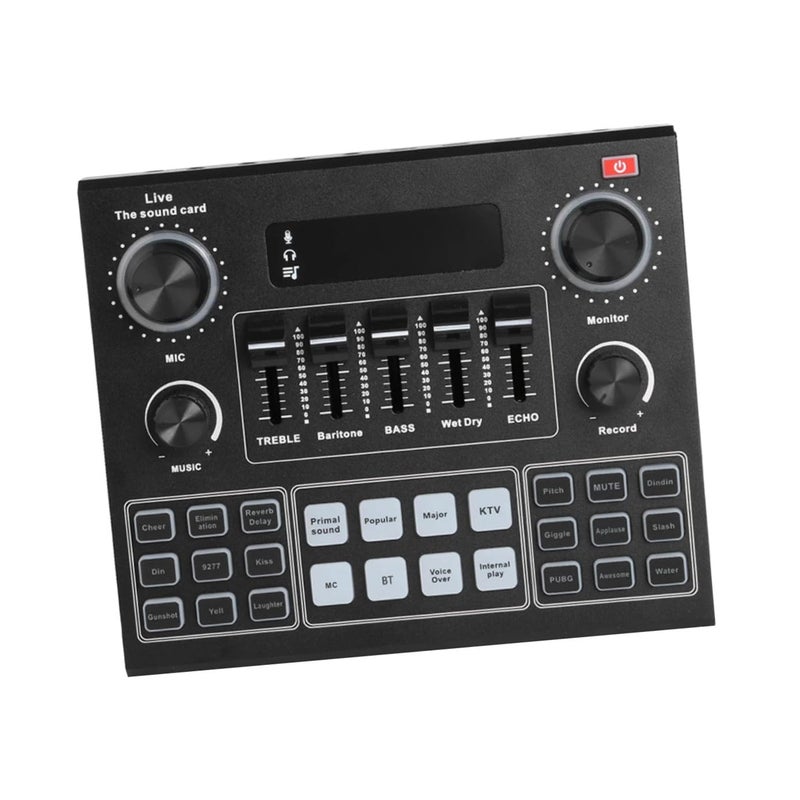 Voice Changing Sound Card For Live Streaming Gaming Portable Audio Mixer - Image 2