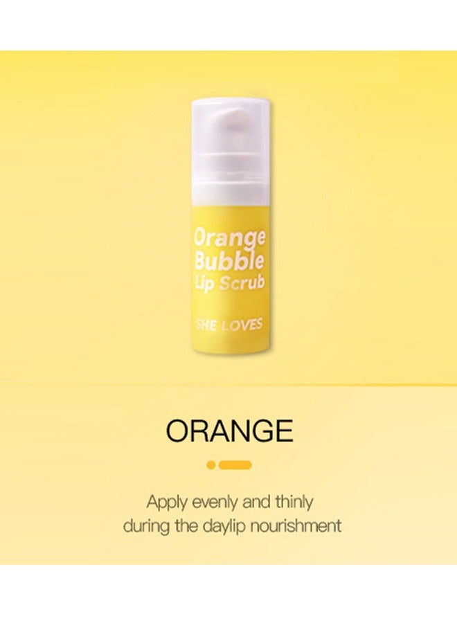 شيلافز مقشر الشفاه ذو الفقاعات البرتقالية - يوضع بالتساوي والنحافة خلال النهار ، ويصلح الشفاه الجافة المتشققة والمقشرة ، ومناسب للاستخدام قبل المكياج ، ويخلق شفاه رطبة ومرنة - Image 2