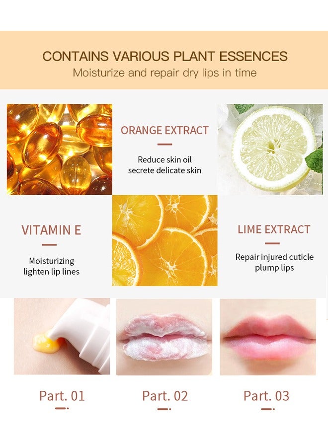 شيلافز مقشر الشفاه ذو الفقاعات البرتقالية - يوضع بالتساوي والنحافة خلال النهار ، ويصلح الشفاه الجافة المتشققة والمقشرة ، ومناسب للاستخدام قبل المكياج ، ويخلق شفاه رطبة ومرنة - Image 5