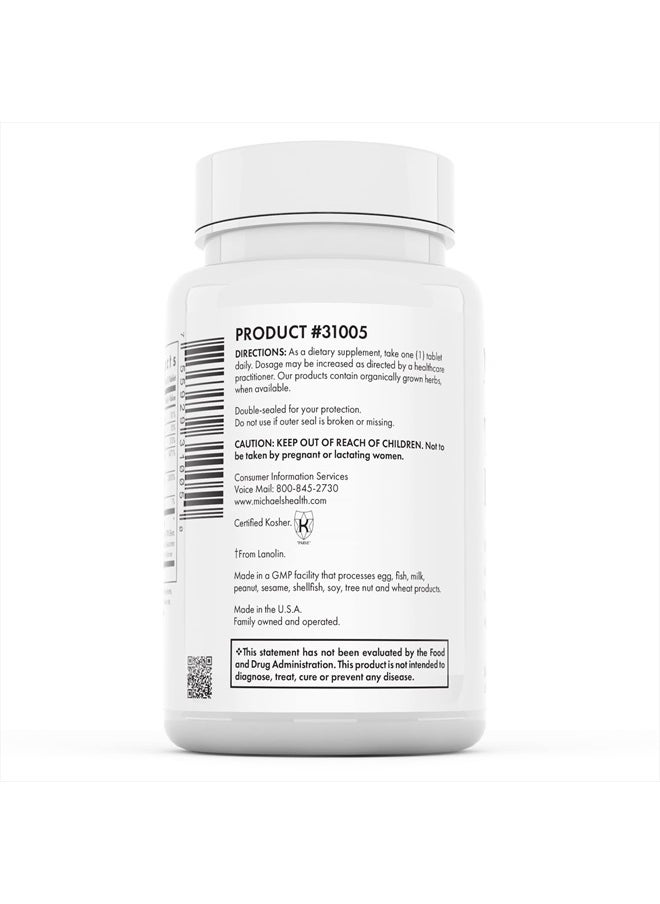 MICHAEL'S - Michael's Health Naturopathic Programs Testosterone Factors - 60 Vegetarian Tablets - Nutrients to Support Testosterone Production - Kosher - 60 Servings - Image 1