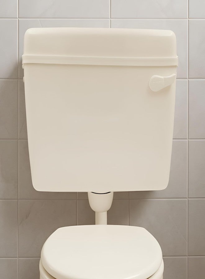 Prayag® Smart Flush PTMT 10 Litre Cistern for Indian & Western Toilet | Wall Mounted Cistern with Side Handle | 3-Years Manufacturer Warranty | Leak-Proof Toilet Flush Tank - (Ivory) - Image 5