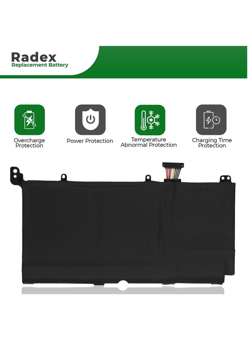 RADEX - B31N1336 High Grade Compatible Laptop Battery for Asus Vivo Book K551 K551L K551LA K551LB K551LN V551 V551L V551LA R553 R553L R553LN R553LF S551 S55IL S551LN-1A K551LA-XX314 Series - Image 1