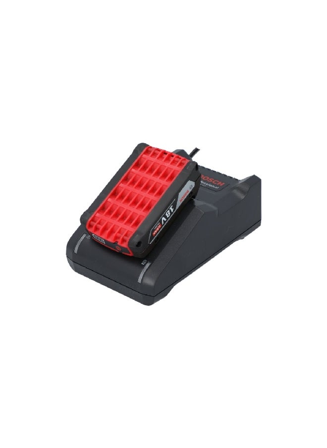 BOSCH - 18V 2.0Ah Compact Charger and Battery Black 9.4 x 13.8 x 31.4 cm JE1 600 Z00 036.B - Image 1