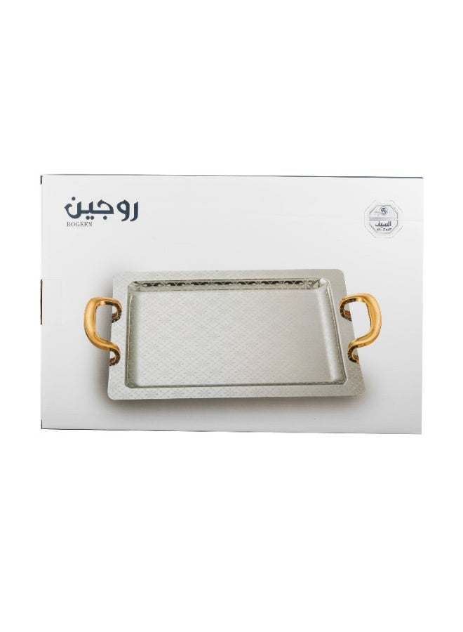 السيف  ✨ صواني السيف المعدنية الفاخرة ✨  3 مقاسات متعددة الاستعمال بلمسة راقية 🤍 - Image 5