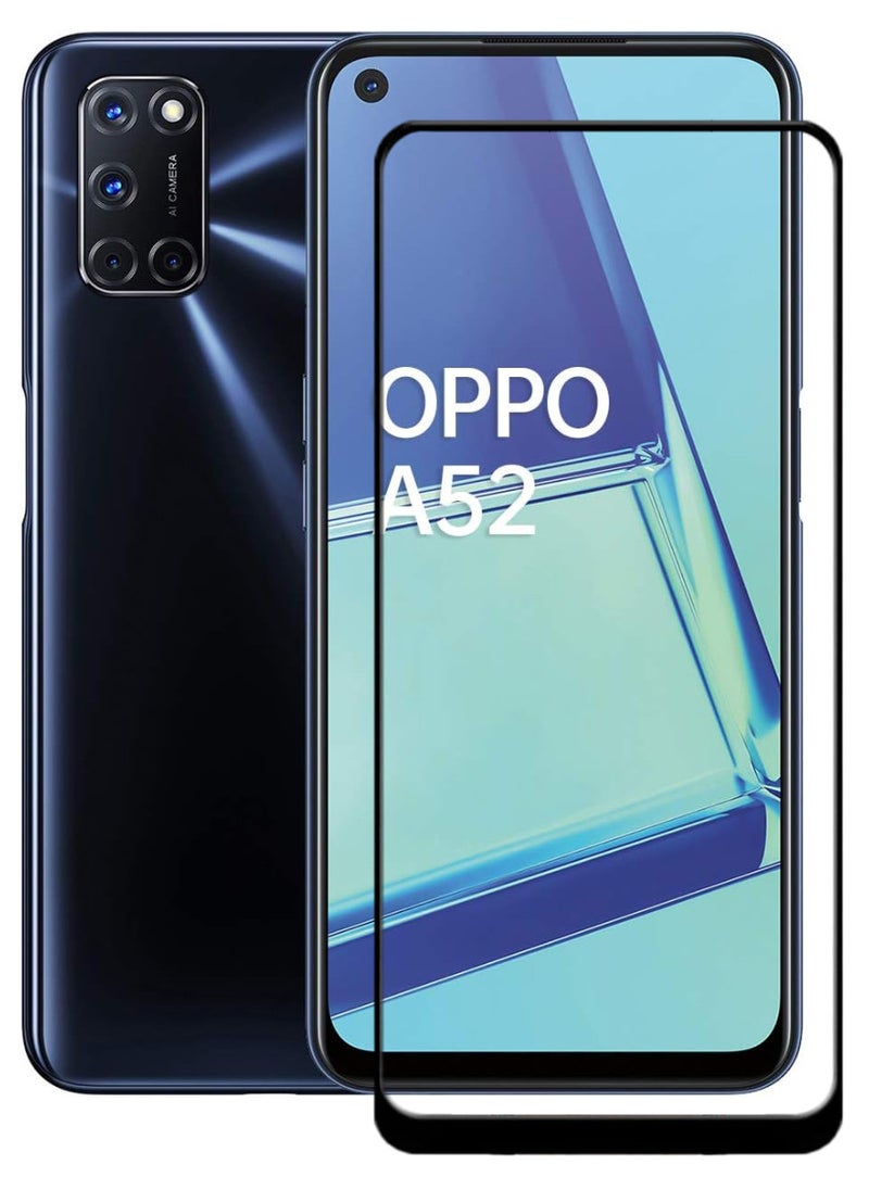 ACLIX Antistatic ESD Dustproof Premium Quality High Definition Tempered Glass Screen Protector Designed For Oppo A52 - Image 1
