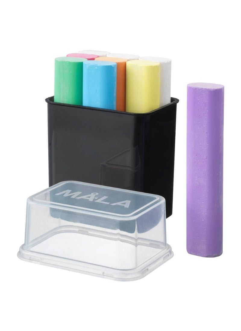 MALA Chalks, Mixed Colours, Pack of 9  - Image 1