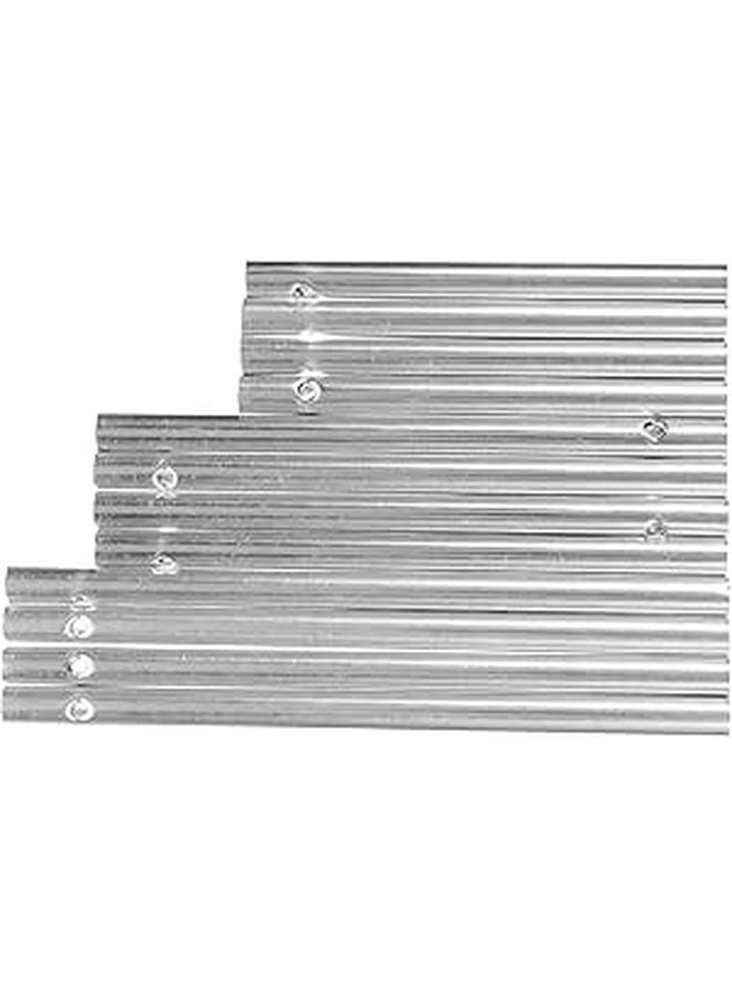 12 Pcs Aluminum Wind Chime Tubes DIY Kit Rust Resistant For Home Decor Projects - Image 1