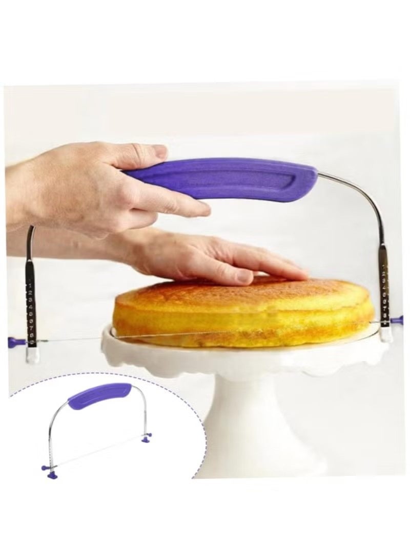 Cake Leveler Adjustable Stainless Steel Wire Cake Layer Slicer Baking Decorating Tool. - Image 3