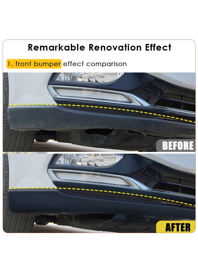 GETSUN Plastic Parts Polish Refurbishing Agent for Car Exterior, Restores Faded Plastic Trim, Bumpers, and More - 100ml Bottle, Easy Application for Long-lasting Shine  - Image 5