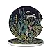 GACCAP Car Coasters for Cup Holders 2 Pack Absorbent Ceramics Anti Slip Universal 256 Inch Car Cup Coaster for Women Men Car Interior Accessories Vintage Dandelion Daisy Flower - Image 2