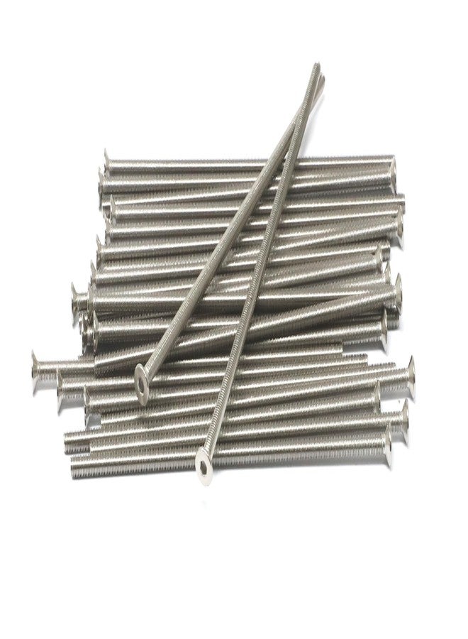 iexcell 25 Pcs M3 x 100mm Thread Pitch 0.5 mm Stainless Steel 304 Hex Socket Flat Head Cap Screws Bolts Kit - Image 2