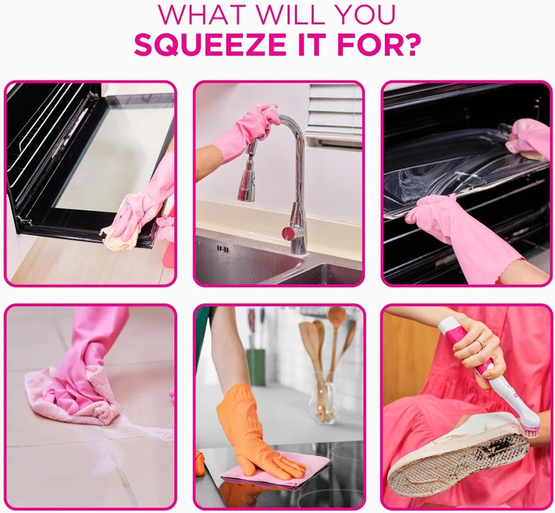 Stardrops The Pink Stuff The Miracle Squeezable Cleaning Paste 300g Easy to Rinse Multi Purpose Cleaner for Kitchen Bathroom Cooktops Tiles Sinks Showers and More - Image 3