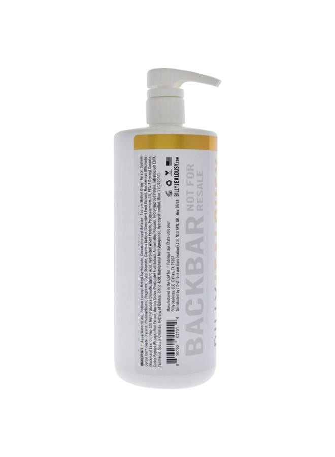 Billy Jealousy Gold Standard 4-in-1 All Over Wash - Hand, Body, Face and Hair Cleansing, Soothing and Moisturizing Wash, Papaya, Mint, Rosemary, Cucumber, 33.8 fl. oz. - Image 2