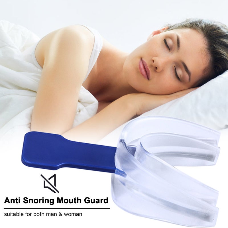 Silicone Anti Snoring Brace Mouth Guard Stop Snoring Teeth Grinding Teeth Guard Night Guard Comfortable Sleep Aid for Men & Women No More Snoring All Night - Image 2