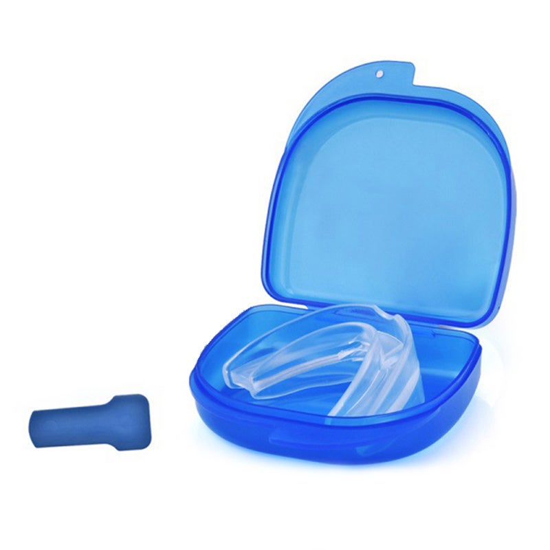 Silicone Anti Snoring Brace Mouth Guard Stop Snoring Teeth Grinding Teeth Guard Night Guard Comfortable Sleep Aid for Men & Women No More Snoring All Night - Image 1