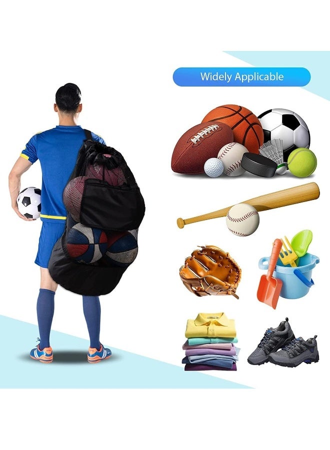 Generic Mesh Bag for Ball, Waterproof Extra Large Duffel Bag Heavy Duty Net Ball Shoulder Bag, Durable Mesh Drawstring Bag Gym Sports Equipment Bag Large Mesh Net Bag - Image 1