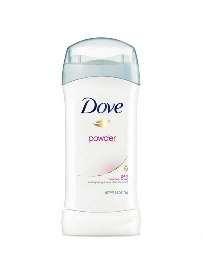 Dove Invisible Solid Deodorant, Powder - 2.6 Ounce (Pack of 3) - Image 1