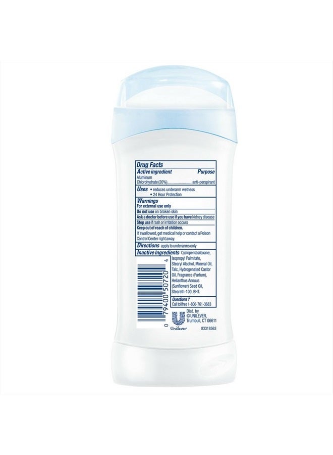 Dove Invisible Solid Deodorant, Powder - 2.6 Ounce (Pack of 3) - Image 2