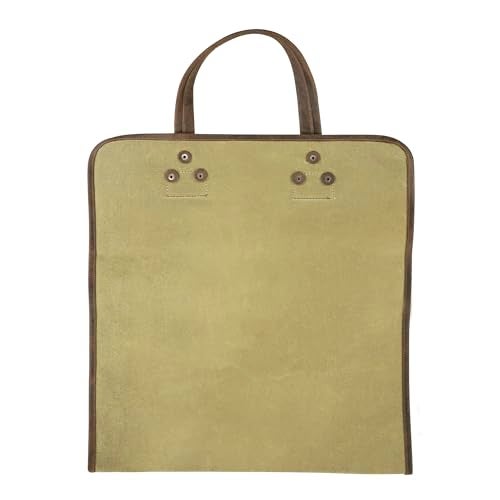 Hide & Drink, Waterproof Waxed Canvas Fire Bag Handmade (Bourbon Brown) - Image 4