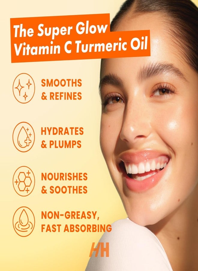 Handmade Heroes The Super Glow Vitamin C Turmeric Face Oil – Lightweight Radiance Oil for Dull-Looking Skin, 0.8 Fl Oz - Image 2
