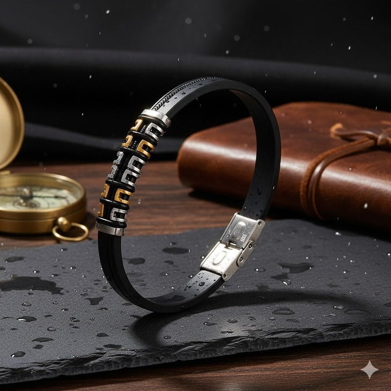 Vientiq Leather Bracelet For Men - Image 1