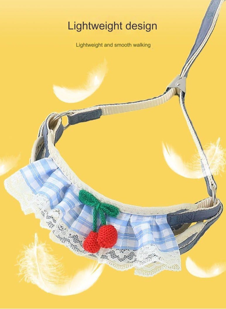 A.M Adorable Dog Harness, Adjustable Dog Harness for Small Medium Dogs No Pull, Small Dog Harness with Leash, Easy Walk Dog Harness, Breathable Soft Mesh No Choke Dog Harness Puppy Cat Harness - Image 3