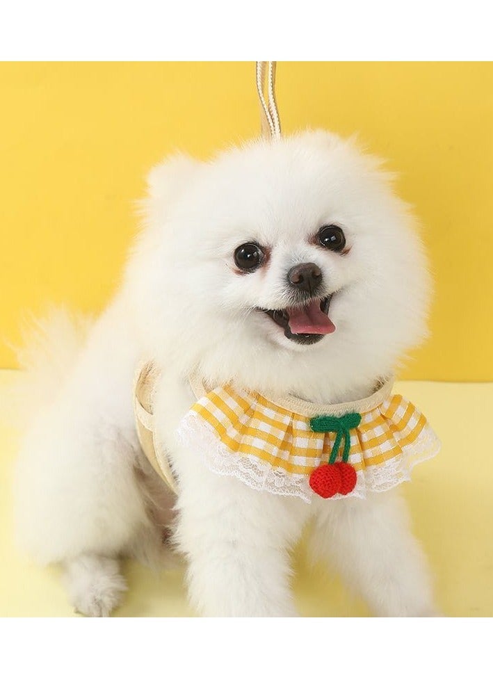 A.M Adorable Dog Harness, Adjustable Dog Harness for Small Medium Dogs No Pull, Small Dog Harness with Leash, Easy Walk Dog Harness, Breathable Soft Mesh No Choke Dog Harness Puppy Cat Harness - Image 1