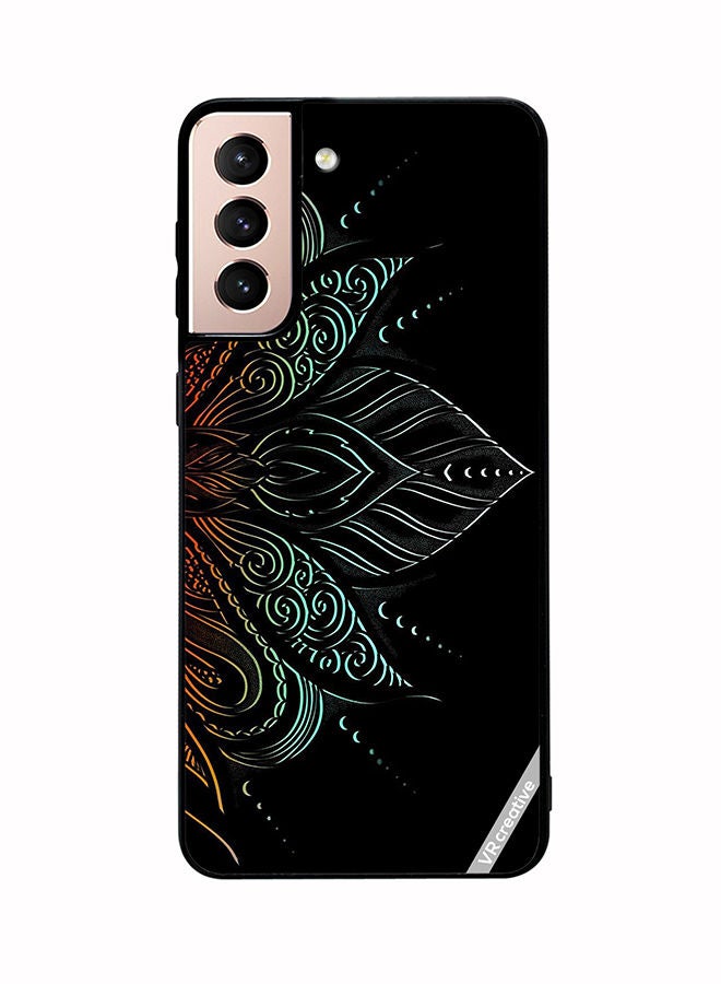 VR CREATIVE Protective Case Cover For Samsung Galaxy S21 Plus 5G Heena Elements Design Multicolour - Image 1