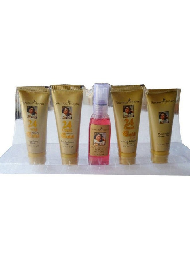 شهناز حسين مجموعة Gold Skin Radiance Timeless Youth 10gx4 مع كريم Fairy One Natural Glow - Image 2