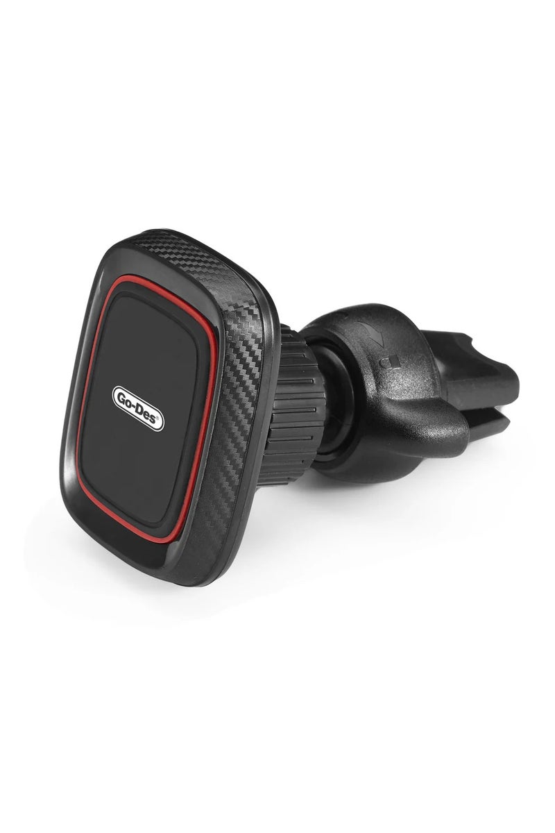 GO-DES Magnetic Air Vent Phone Holder 360° Rotatable Car Mount with Strong Grip for All Smartphones - Image 3