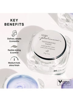 Kenra Kenra Platinum Texturizing Taffy 13 | Styling Fiber Crème | Medium Hold | Defines, Details, & Smooths Styles | Superior Control for Sculpting Short & Long Hairstyles | All Hair Types  - Image 2