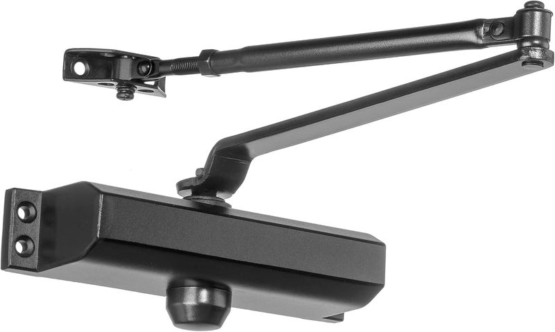 Dynasty Hardware Door Closer, Commercial Hydraulic Closer, Self-Closing, Spring Size 2, Surface Mount, Sprayed Duronotic Bronze, Series 2000 - Image 1