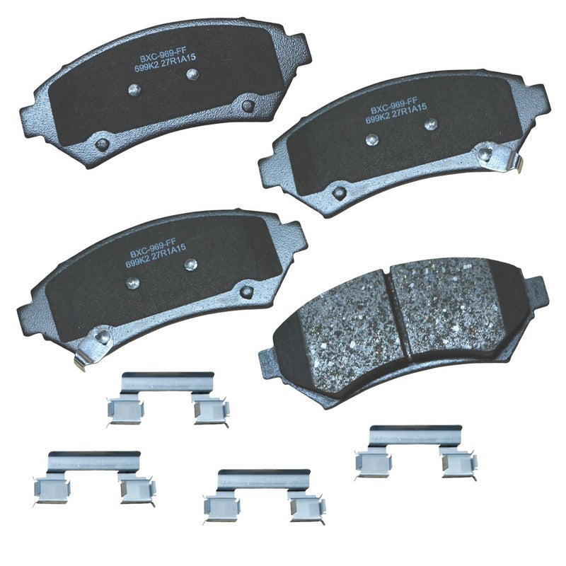 Bendix Premium SBC699K2 Ceramic Front Brake Pads for Buick LeSabre 2005-2004 - Image 2